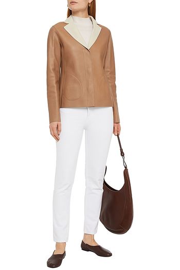 LORO PIANA Blazer aus Narbenleder