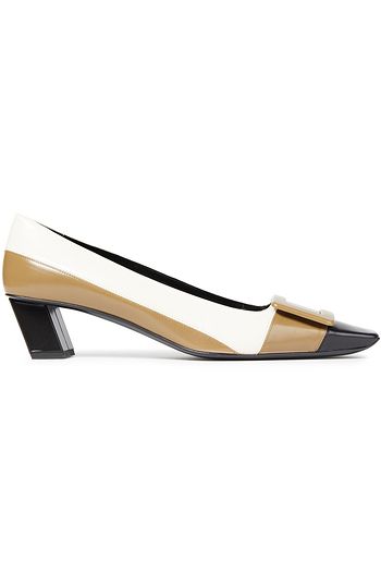 ROGER VIVIER Belle Vivier Trompette color-block leather pumps