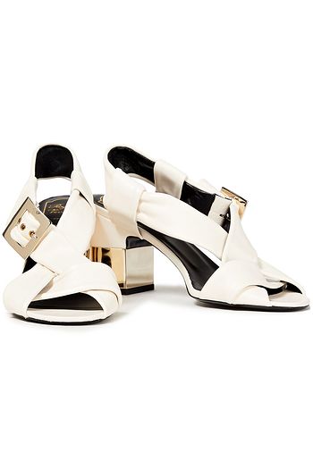 ROGER VIVIER Buckled leather sandals