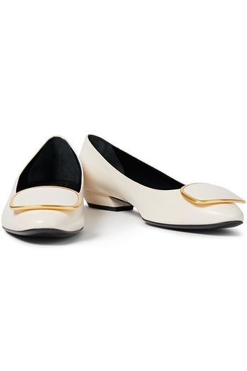 ROGER VIVIER Vertigo buckle-embellished leather ballet flats