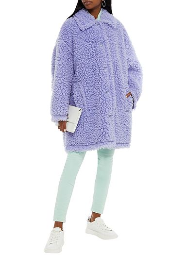 STAND STUDIO Jacey oversized faux shearling coat