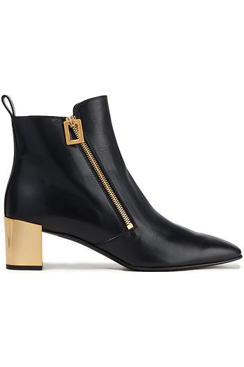 ROGER VIVIER Polly leather ankle boots