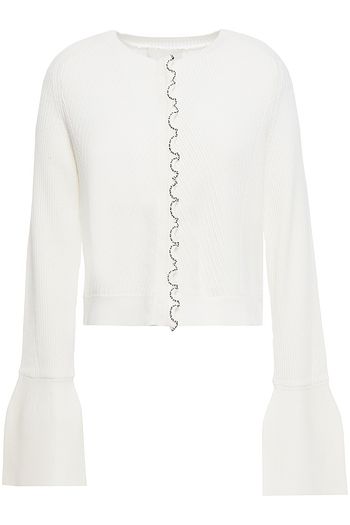 3.1 PHILLIP LIM Ruffle-trimmed merino wool-blend cardigan
