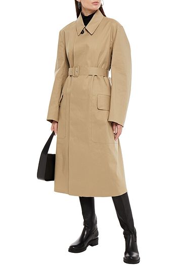 MAISON MARGIELA Belted cotton trench coat