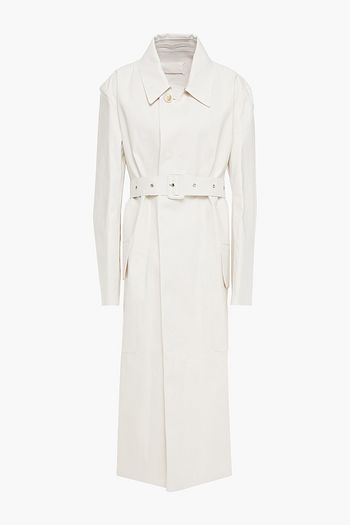 MAISON MARGIELA Trenchcoat aus Baumwolle mit Gürtel