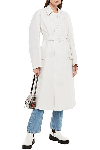 MAISON MARGIELA Trenchcoat aus Baumwolle mit Gürtel