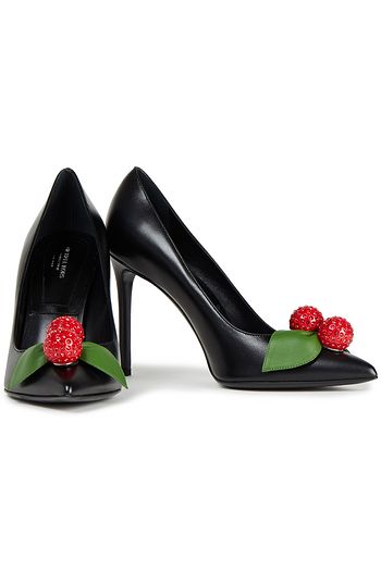 MICHAEL KORS COLLECTION Embellished leather pumps