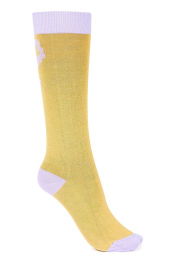MARNI Stricksocken aus einer Baumwollmischung mit Intarsienmuster