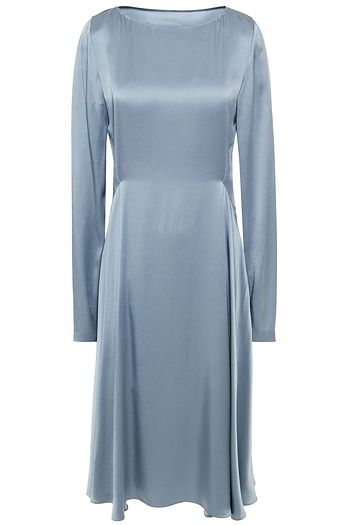 MAISON MARGIELA Flared satin midi dress