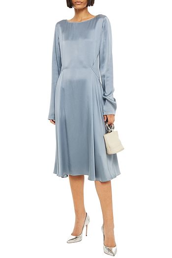 MAISON MARGIELA Flared satin midi dress