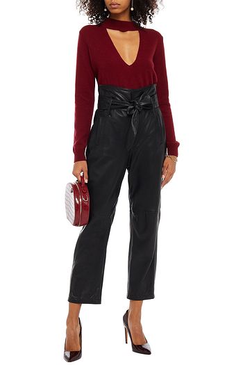 MICHELLE MASON Cutout wool and cashmere-blend sweater