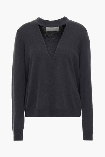 MICHELLE MASON Cutout wool and cashmere-blend sweater