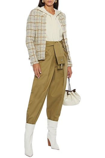ISABEL MARANT ÉTOILE Lyra checked wool-blend bouclé-tweed jacket