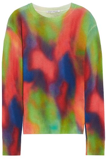 AUTUMN CASHMERE Printed cashmere sweater