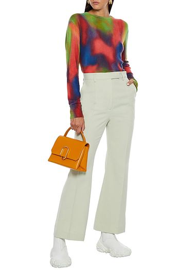 AUTUMN CASHMERE Printed cashmere sweater