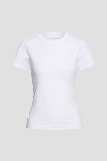 HELMUT LANG Embroidered cotton-jersey T-shirt