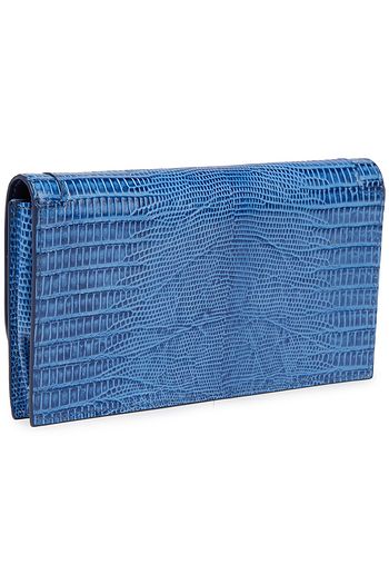 EMILIO PUCCI Lizard-effect leather continental wallet