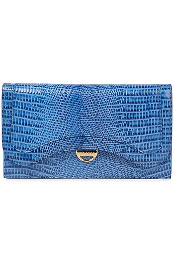 EMILIO PUCCI Lizard-effect leather continental wallet