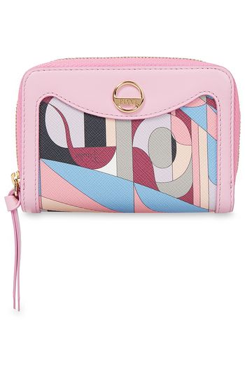 EMILIO PUCCI Printed faux leather wallet