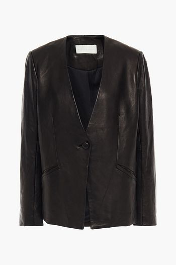 MICHELLE MASON Leather blazer