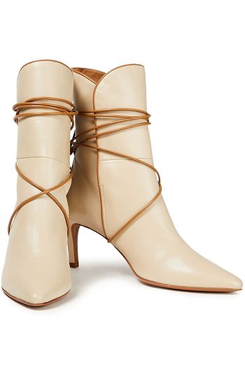 ZIMMERMANN Tasseled leather ankle boots