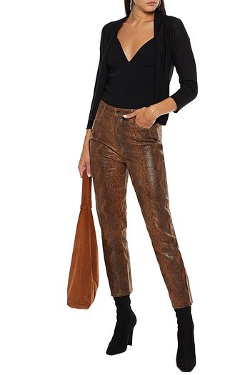 AUTUMN CASHMERE Cropped cashmere cardigan