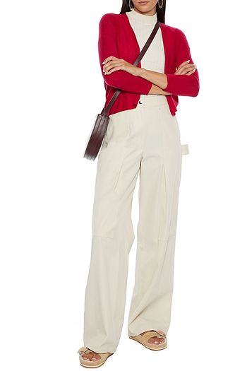 AUTUMN CASHMERE Cropped cashmere cardigan
