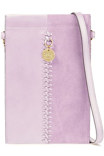 SEE BY CHLOÉ Schultertasche aus Leder und Veloursleder