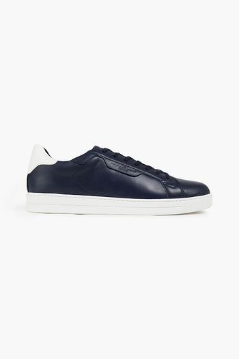 MICHAEL KORS Two-tone leather sneakers