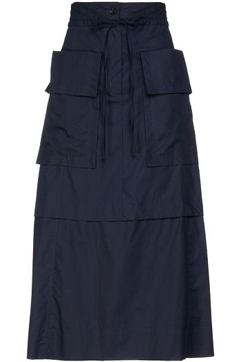 SEE BY CHLOÉ Cotton-poplin midi skirt