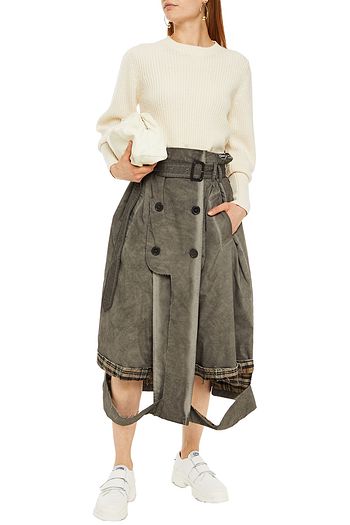 MAISON MARGIELA Cutout shell midi skirt