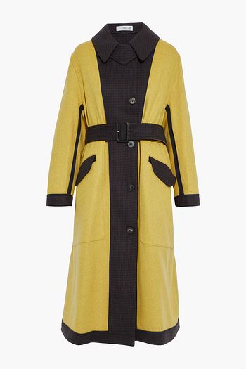 VICTORIA BECKHAM Reversible belted wool-blend felt coat