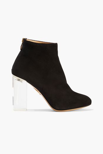 CHARLOTTE OLYMPIA Alba suede ankle boots