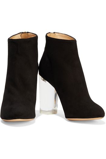 CHARLOTTE OLYMPIA Alba suede ankle boots