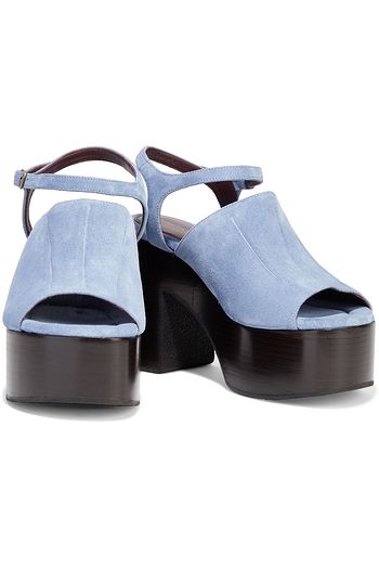 DRIES VAN NOTEN Suede platform sandals