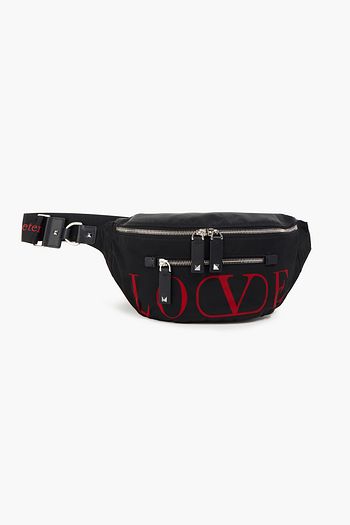 VALENTINO GARAVANI Logo-print twill belt bag