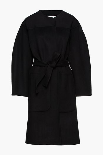 SEE BY CHLOÉ Belted wool and cashmere-blend felt coat
