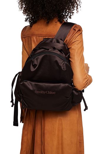 SEE BY CHLOÉ Rucksack aus gestepptem Satin