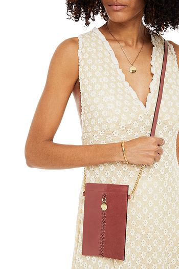 SEE BY CHLOÉ Leather and suede shoulder bag