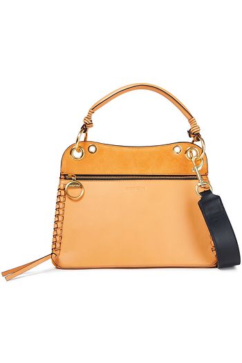 SEE BY CHLOÉ Whipstitched leather shoulder bag