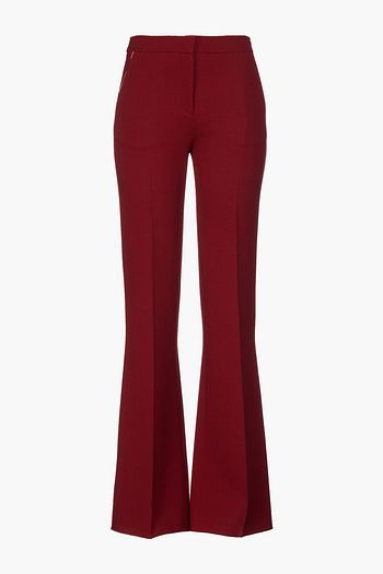 EMILIO PUCCI Wool-crepe flared pants