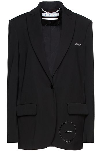 OFF-WHITE™ Printed woven blazer