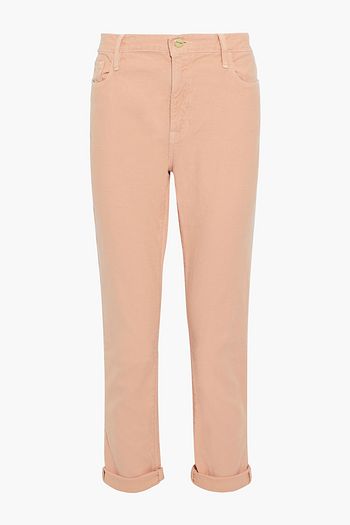 FRAME Le Garcon cropped boyfriend jeans