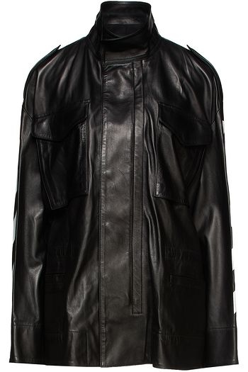 OFF-WHITE™ Printed leather jacket