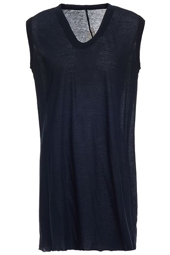 RICK OWENS Slub cotton-jersey tank