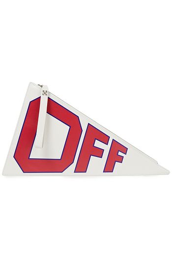 OFF-WHITE™ Printed leather clutch
