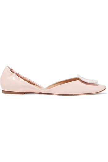 ROGER VIVIER Chips patent-leather flats