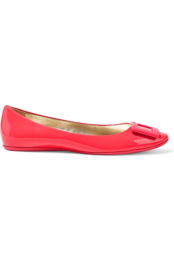 ROGER VIVIER Gommette patent-leather ballet flats