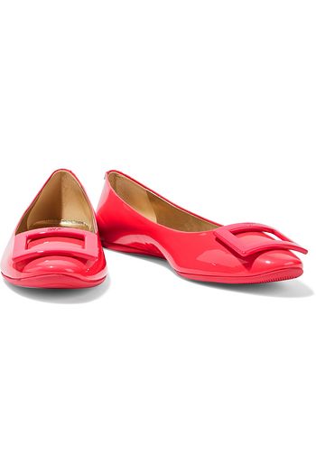 ROGER VIVIER Gommette patent-leather ballet flats