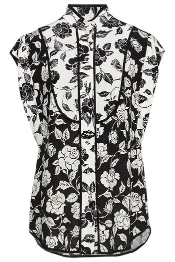 ZIMMERMANN Floral-print silk crepe de chine top